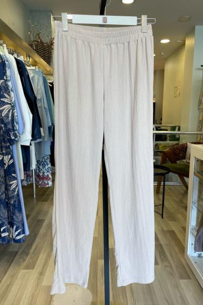 BM İstanbul Dokuma Kumaş Pantolon Vizon