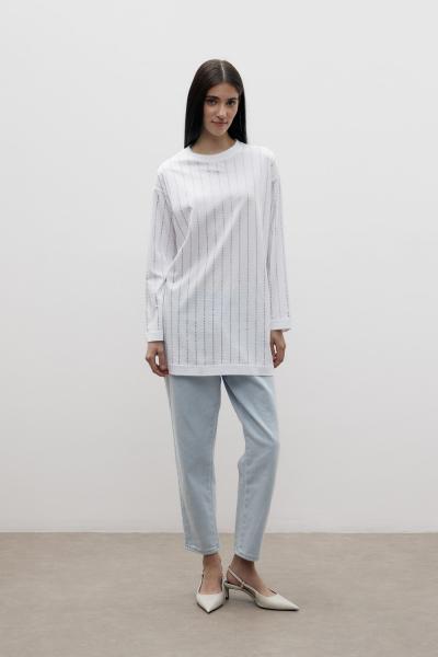 Merwish Shine Tshirt Beyaz