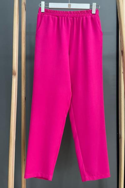 Ceremony Havuç Cupra Pantolon Fuşya