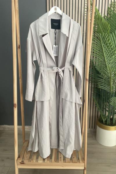 Ceremony Yanı Volanlı Slopet Detaylı Dubai Kap Bej