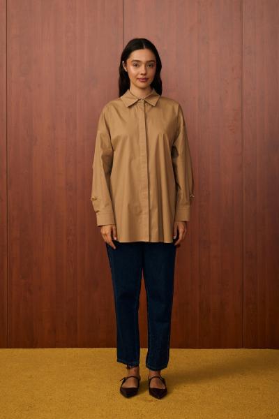 Merwish Fly Gömlek Camel