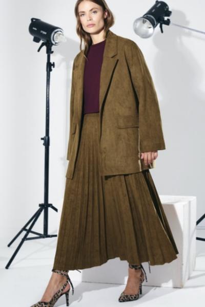 Ceremony 2026 KIŞ Önden İki Cep Kapaklı Ceket Haki