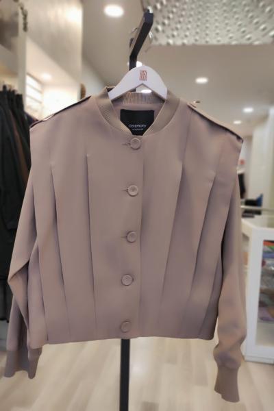 Ceremony 2026 KIŞ Anjelik Apoletli Kısa Ceket Vizon