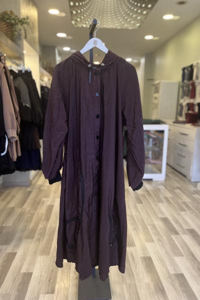 Ceremony 2026 KIŞ Merlin Kraşlı Halka Detaylı Kap Bordo