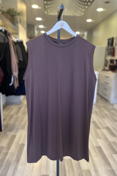 Ceremony Kolsuz Bambu Bluz Kahverengi