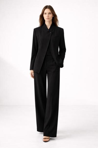 Merwish 2026 Yaz Twin Set Takım Siyah