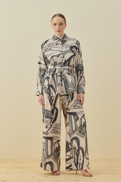 Merwish 2026 Yaz Monica Takım Bej